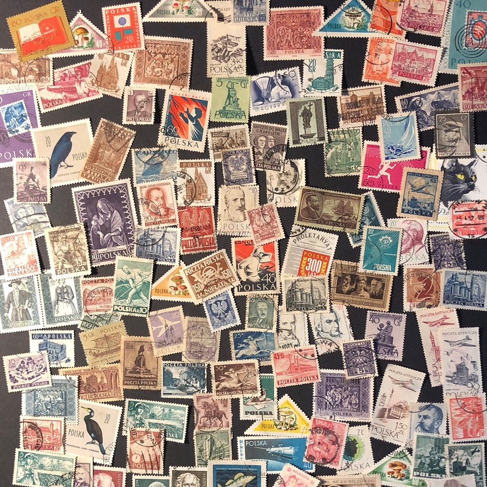 Vintage Stamps from Poland - 125+ Different Designs